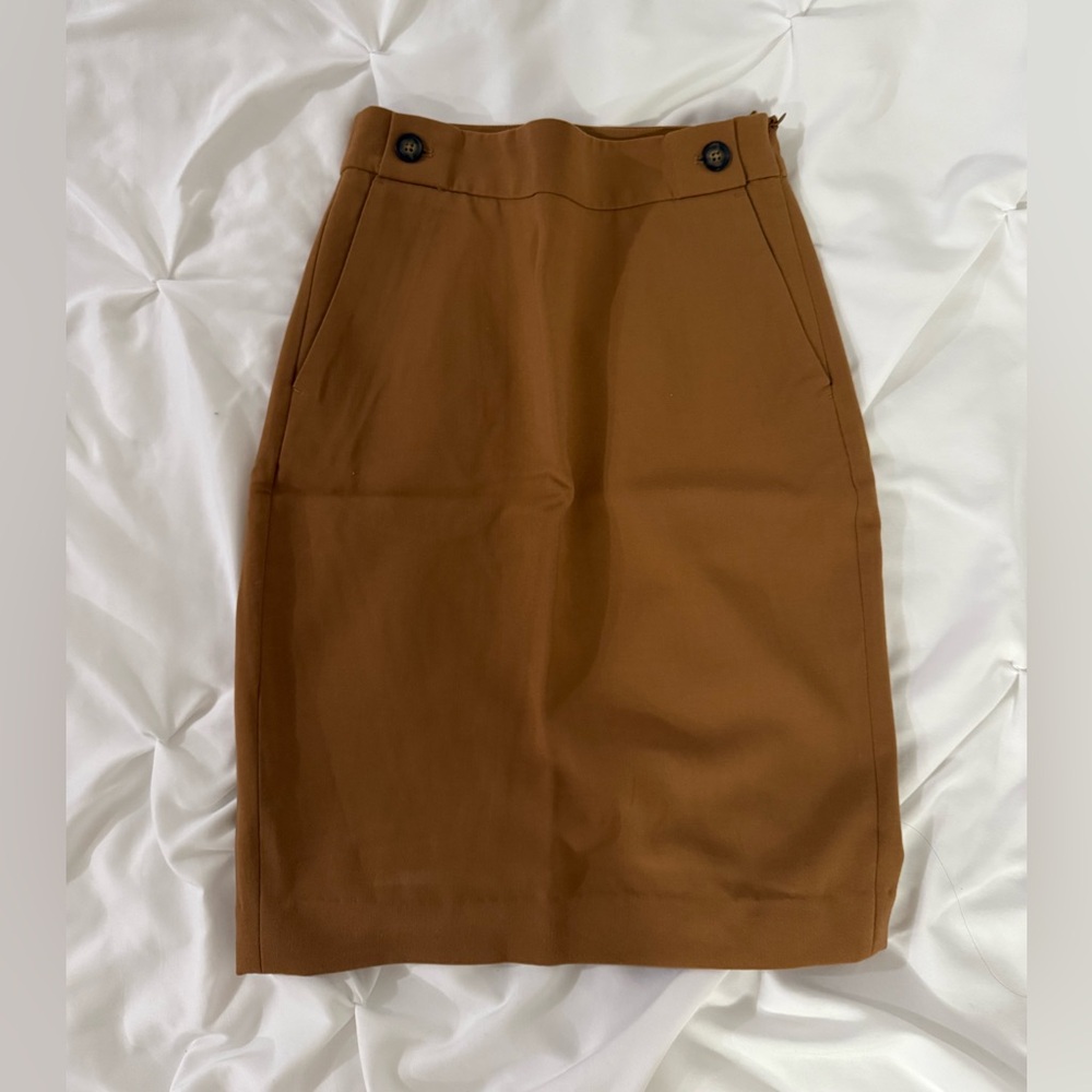 RW&CO. Tan Pencil Skirt